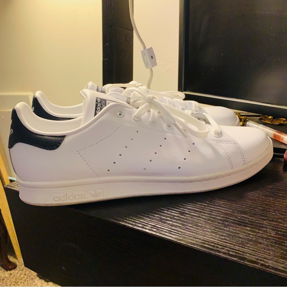 Adidas Stan Smith White Leather Shoes Sz 12